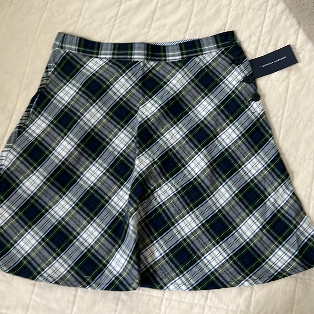 Tommy Hilfiger plaid girls uniform skirt
